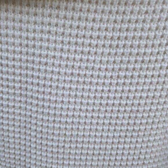 Michael Kors Cowl Neck Sweater Knit Pullover Tunic Top Neutral Cream Size S - Picture 8 of 15